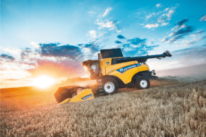 Die TAM verkauft New Holland Mähdrescher