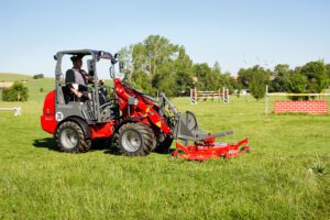 Dieses Bild zeigt einen Radlader der Firma Weidemann. Die TAM verkauft Weidemann Produkte in Thüringen.